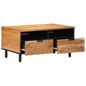 vidaXL Salontafel met lade Bruin 80 x 54 x 40 cm Massief acaciahout