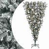 vidaXL Ondersteboven Kunstmatige Gehingde Kerstboom 150 cm 150 LED's