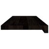 vidaXL Traptreden 12 st 70x25x2 cm massief eikenhout donkerbruin