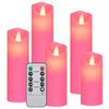 vidaXL 5-delige Kaarsenset met afstandsbediening LED warmwit