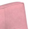 vidaXL Bankje 110x74x84 cm fluweel roze