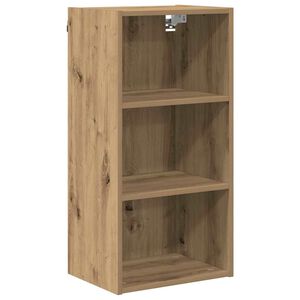 vidaXL Hangkast Artisan Eiken 40 x 29,5 x 80 cm Bewerkt hout