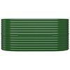 vidaXL Plantenbak 152x80x68 cm gegalvaniseerd staal groen