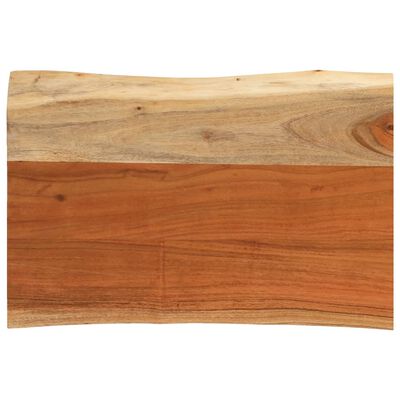 vidaXL Tafelblad rechthoekig natuurlijke rand 60x40x3,8 cm acaciahout