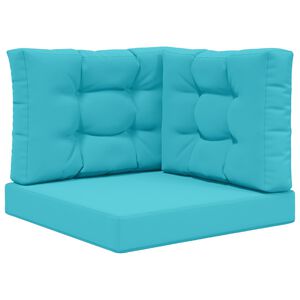 vidaXL Buiten bankkussen 3 pcs Turquoise Polyester