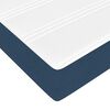 vidaXL Boxspringbed met matras Blauw 120 x 200 cm Stof