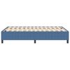 vidaXL Boxspring bed Blauw 120 x 190 cm Katoenen stof