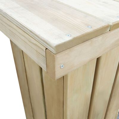 vidaXL 5-delige Tuinset geïmpregneerd grenenhout