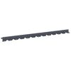 vidaXL Gazonrand 10 st 102 x 4 x 4 cm Staal Antracietkleurig