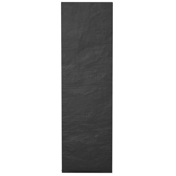 vidaXL Ligbedhoezen 2 st met 12 oogjes 205x75x40/70 cm polyetheen