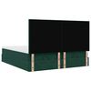 vidaXL Ottoman bed met matrassen en LED's 160x200cm fluweel