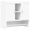vidaXL Wandplank Muurmontage Wit 80 x 36 x 80 cm Bewerkt hout