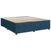 vidaXL Bedframe fluweel blauw 180x200 cm