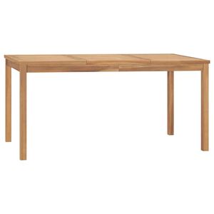 vidaXL Tuintafel 160x80x77 cm massief teakhout