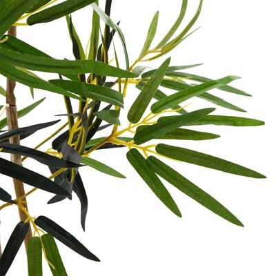 vidaXL Kunstplant bamboe 552 bladeren 120 cm groen
