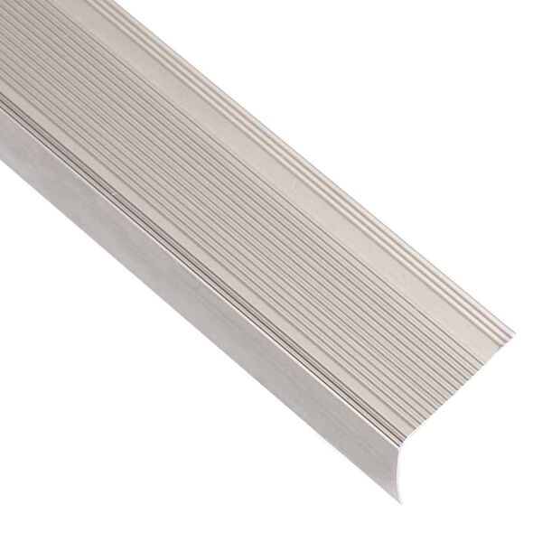 vidaXL Trapneuzen L-vormig 5 st 100 cm aluminium champagnekleurig