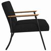 vidaXL Fauteuil Zwart 59 x 75 x 78 cm Stof