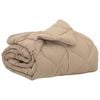 vidaXL Vol jaar dekbed 135 x 200 cm 300 gsm Taupe