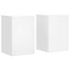 vidaXL Plantenstandaards 2 st 20x20x30 cm bewerkt hout wit