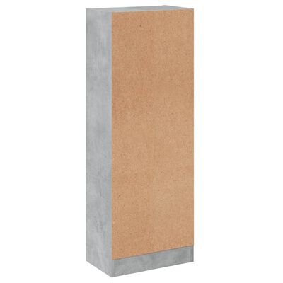 vidaXL Boekenkast met 3 schappen 40x24x109 cm bewerkt hout betongrijs