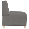 vidaXL | Modulaire Sofa Eenheid Armless | Lichtgrijs 55 x 74 x 82 cm