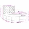 vidaXL Boxspringbed met matras Lichtgrijs 140 x 190 cm Stof