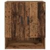 vidaXL Wandkast Wandgemonteerd Oudhout 60 x 31 x 70 cm Bewerkt hout
