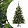 vidaXL Kunstkerstboom met kerstbal 150 cm 150 LED's Warmwit