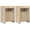 vidaXL Nachtkastjes 2 st Sonoma Eiken 40 x 36 x 60 cm Bewerkt hout