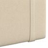 vidaXL Hangend Hoofdeinde Wandgemonteerd Cr&egrave;me 90 x 55 x 5 cm Stof