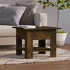 vidaXL Salontafel 55x55x42 cm bewerkt hout gerookt eikenkleurig