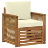 vidaXL Buiten Midden Sofa Naturel