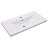 vidaXL Inbouwwastafel 81x39,5x18,5 cm keramiek wit