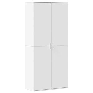 vidaXL Schoenenkast 80x39x178 cm bewerkt hout wit