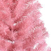 vidaXL Kunstmatig Voorverlicht Kerstboom met 300 LED Roze 180 cm PVC