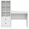 vidaXL Bureau met lade 2 pcs Wit