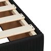 vidaXL Boxspring met matras fluweel zwart 120x190 cm