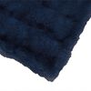 vidaXL Neppels Konijnenbont Deken Olite 4 pcs Marineblauw 220 x 240 cm