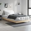 vidaXL Bedframe zonder matras hout sonoma eikenkleurig 100x200 cm