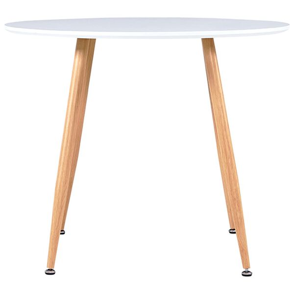 vidaXL 5-delige Eethoek kunstleer zeeblauw