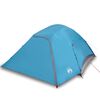 vidaXL Koepeltent 6-persoons waterdicht blauw