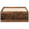 vidaXL Bedframe zonder matras bewerkt 90x190 cm bewerkt hout oud