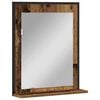 vidaXL Spiegel Oud hout 50 x 12 x 60 cm Glas en Engineered Hout