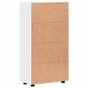 vidaXL Dressoir met plank Wit 55,5 x 29 x 103 cm Bewerkt hout