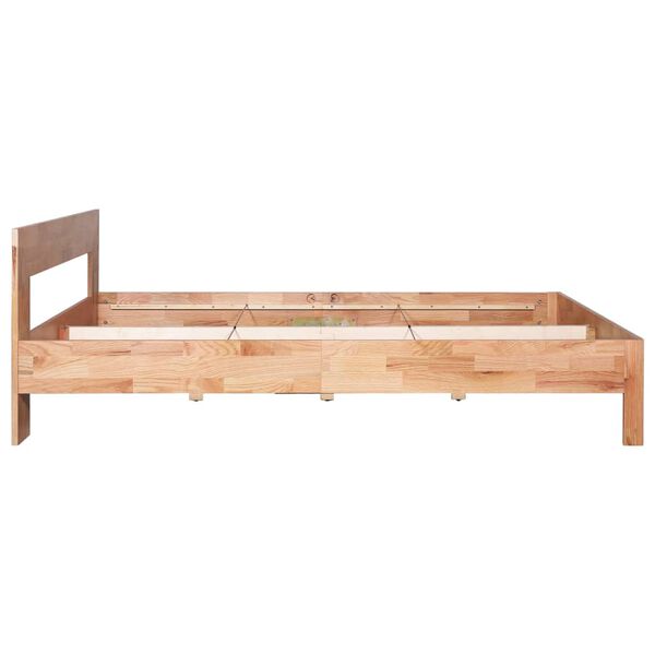vidaXL Bedframe massief eikenhout 140x200 cm