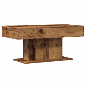 vidaXL Salontafel oud houtkleurig 96x50x45 cm bewerkt hout