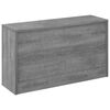 vidaXL Schoenenbank 80x24x45 cm bewerkt hout grijs sonoma eikenkleur
