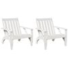 vidaXL Tuinstoelen Adirondack 2 st 75x77x77 cm massief grenenhout wit