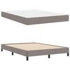 vidaXL Boxspringbed met matras Taupe 160 x 200 cm Stof