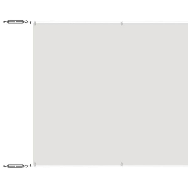 vidaXL Luifel verticaal 60x600 cm oxford stof wit